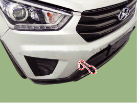 БУКСИРОВКА - Общие сведения - Hyundai Creta (Gs, Gsr) БУКСИРОВКА - Общие сведения - Hyundai Creta (Gs, Gsr)